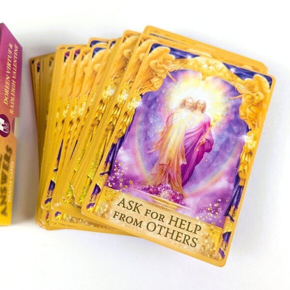 Angel Answers Oracle Cards by Doreen Virtue & Radleigh Valentine - Picture 4 of 7